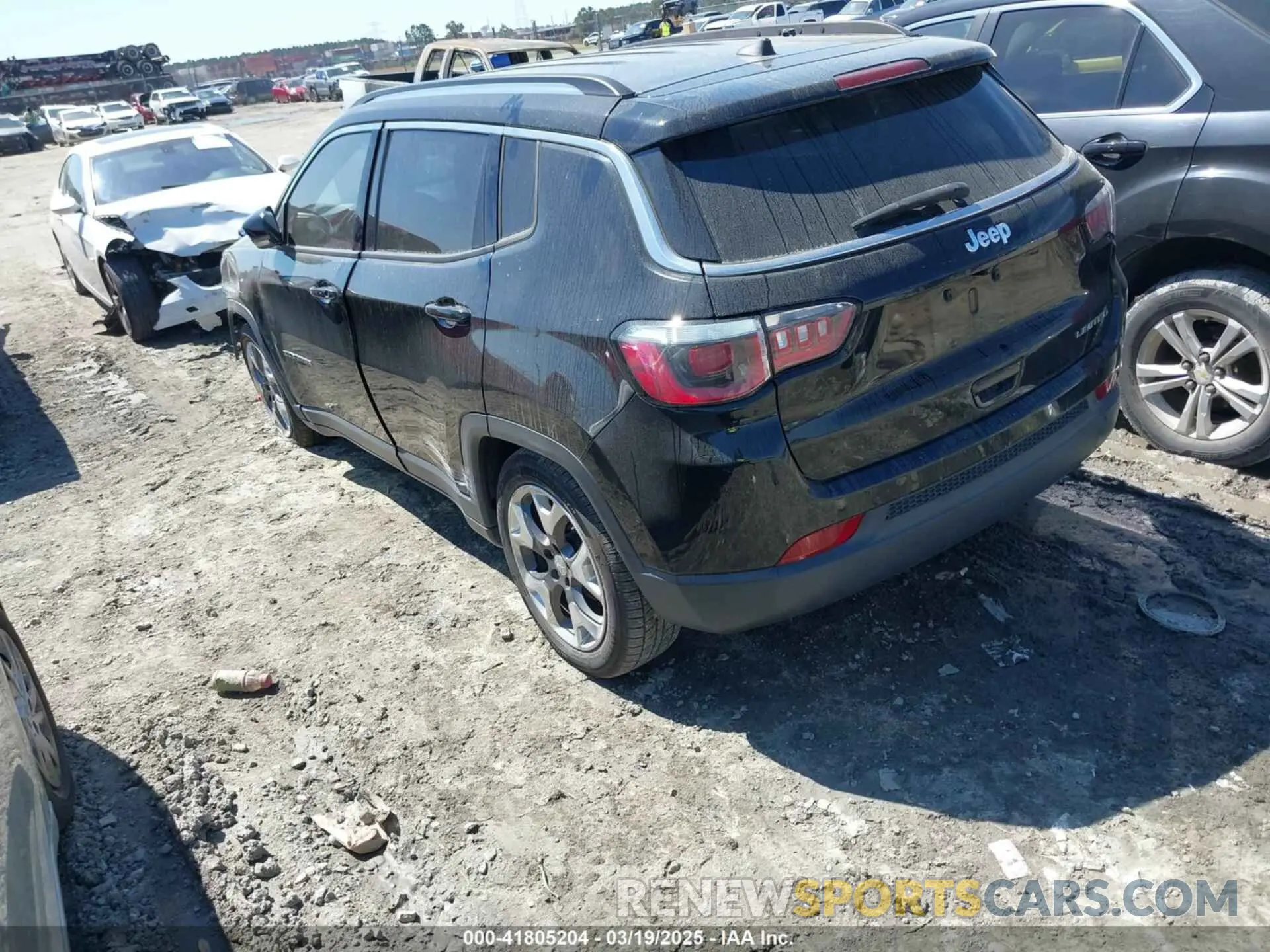 3 Photograph of a damaged car 3C4NJCCB5KT667265 JEEP COMPASS 2019