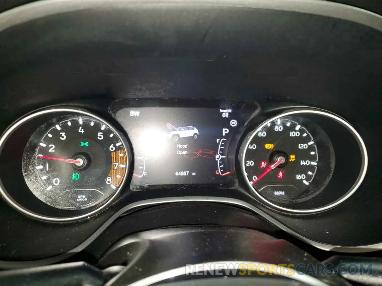 9 Photograph of a damaged car 3C4NJCCB7KT699179 JEEP COMPASS 2019