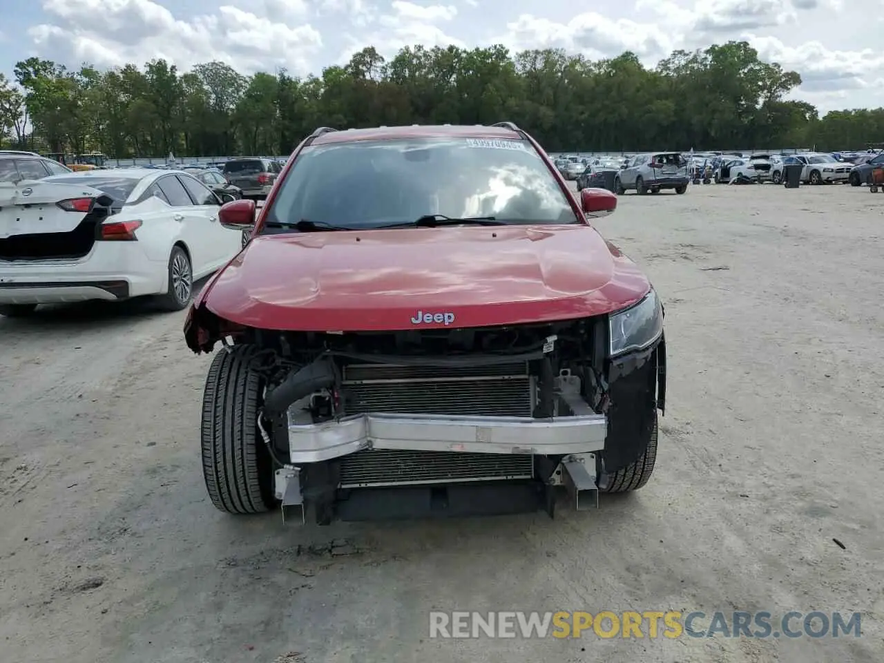 5 Photograph of a damaged car 3C4NJCCB8KT664232 JEEP COMPASS 2019
