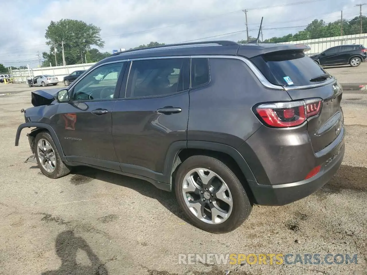 2 Photograph of a damaged car 3C4NJCCB8KT664554 JEEP COMPASS 2019
