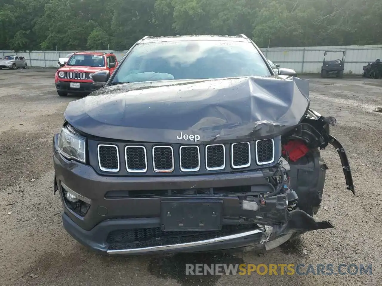 5 Photograph of a damaged car 3C4NJCCB8KT664554 JEEP COMPASS 2019