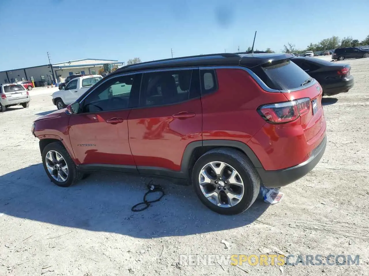 2 Photograph of a damaged car 3C4NJCCB8KT809401 JEEP COMPASS 2019