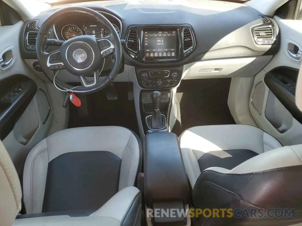 8 Photograph of a damaged car 3C4NJCCB8KT809401 JEEP COMPASS 2019