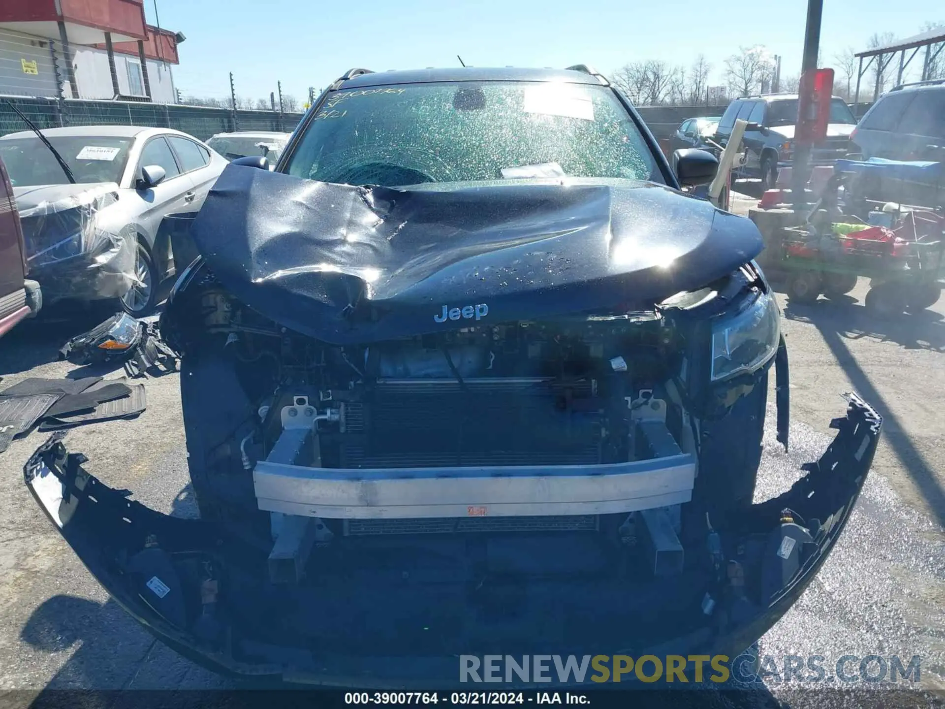 13 Photograph of a damaged car 3C4NJDAB4KT702998 JEEP COMPASS 2019