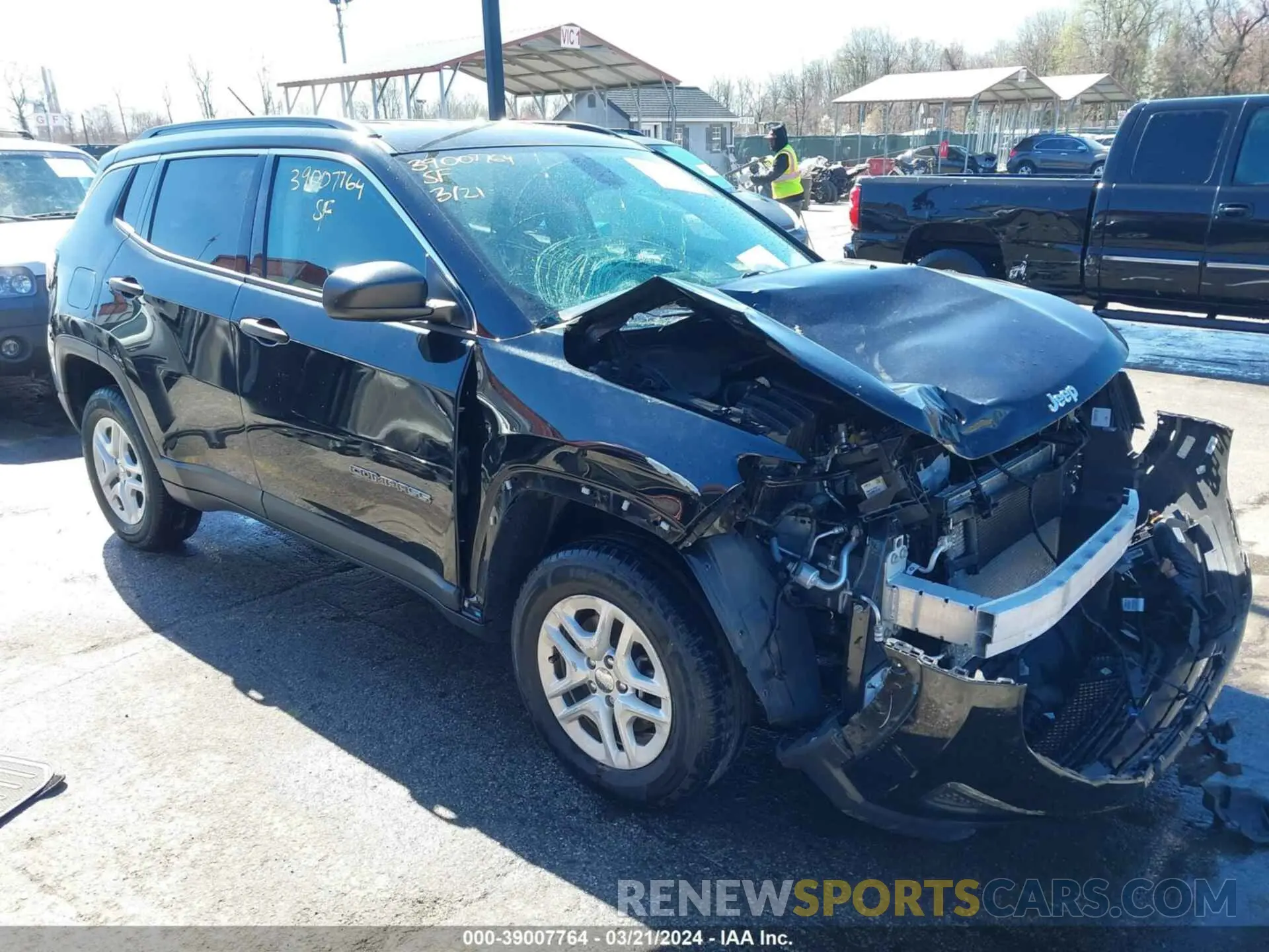 14 Photograph of a damaged car 3C4NJDAB4KT702998 JEEP COMPASS 2019
