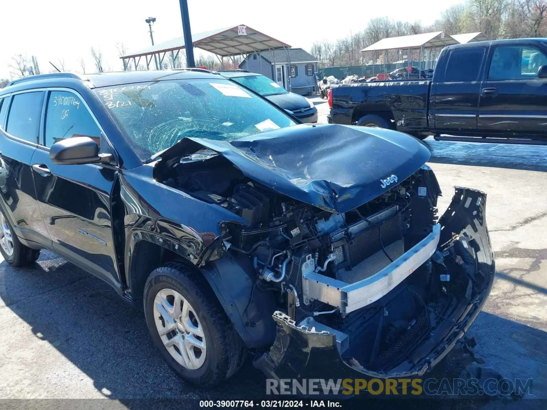 19 Photograph of a damaged car 3C4NJDAB4KT702998 JEEP COMPASS 2019