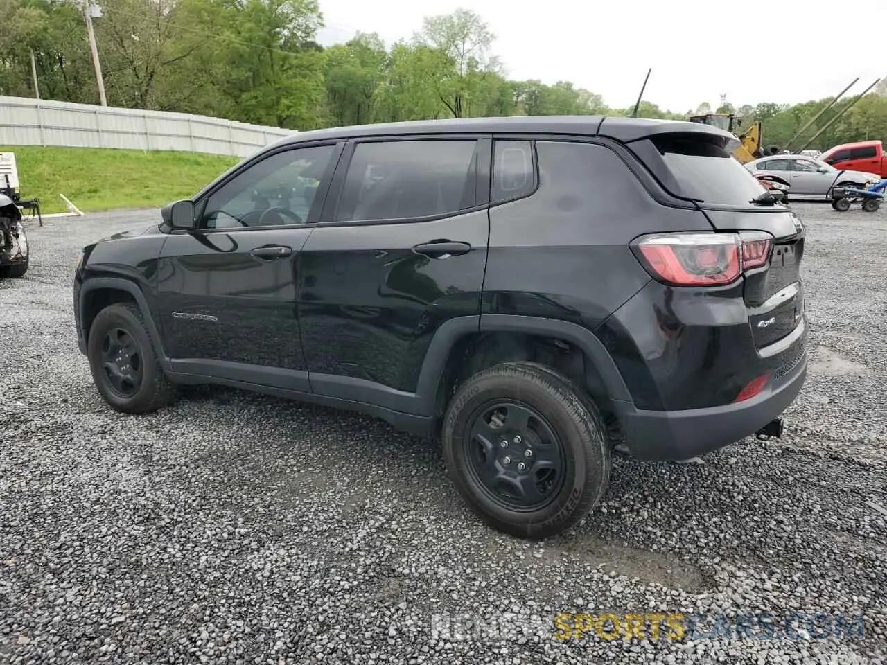 2 Photograph of a damaged car 3C4NJDAB4KT803099 JEEP COMPASS 2019
