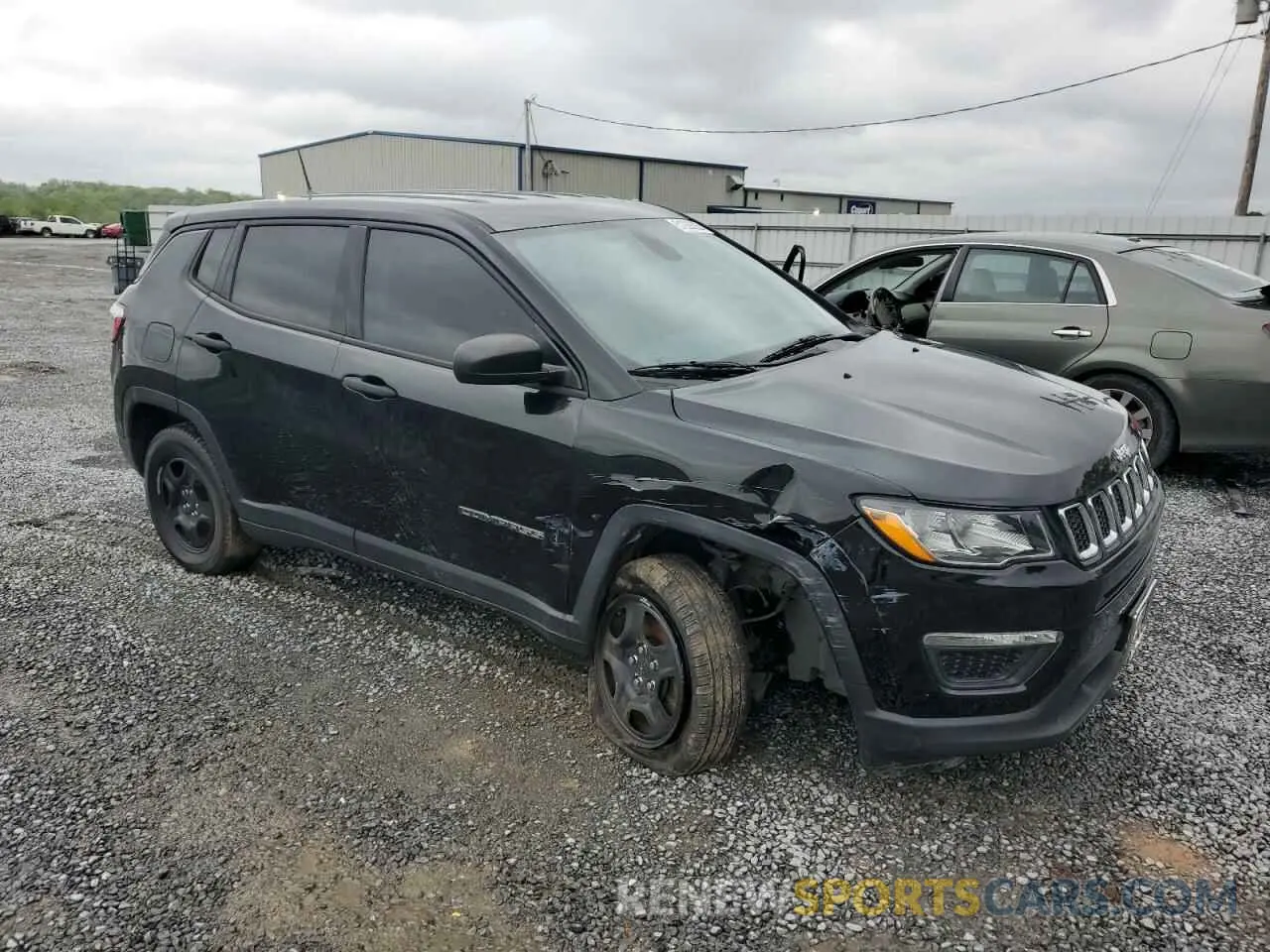 4 Photograph of a damaged car 3C4NJDAB4KT803099 JEEP COMPASS 2019