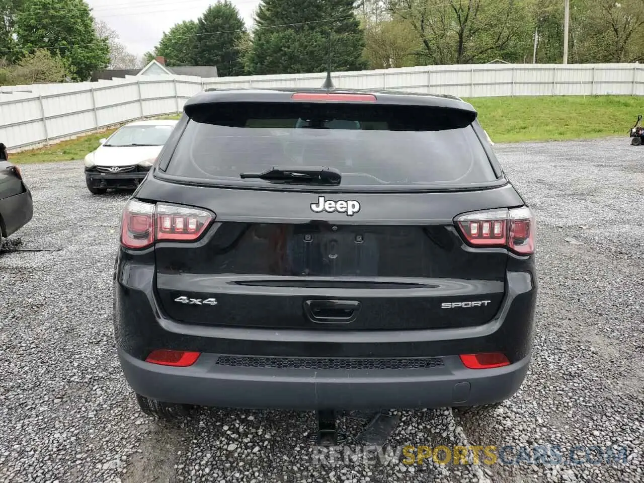 6 Photograph of a damaged car 3C4NJDAB4KT803099 JEEP COMPASS 2019