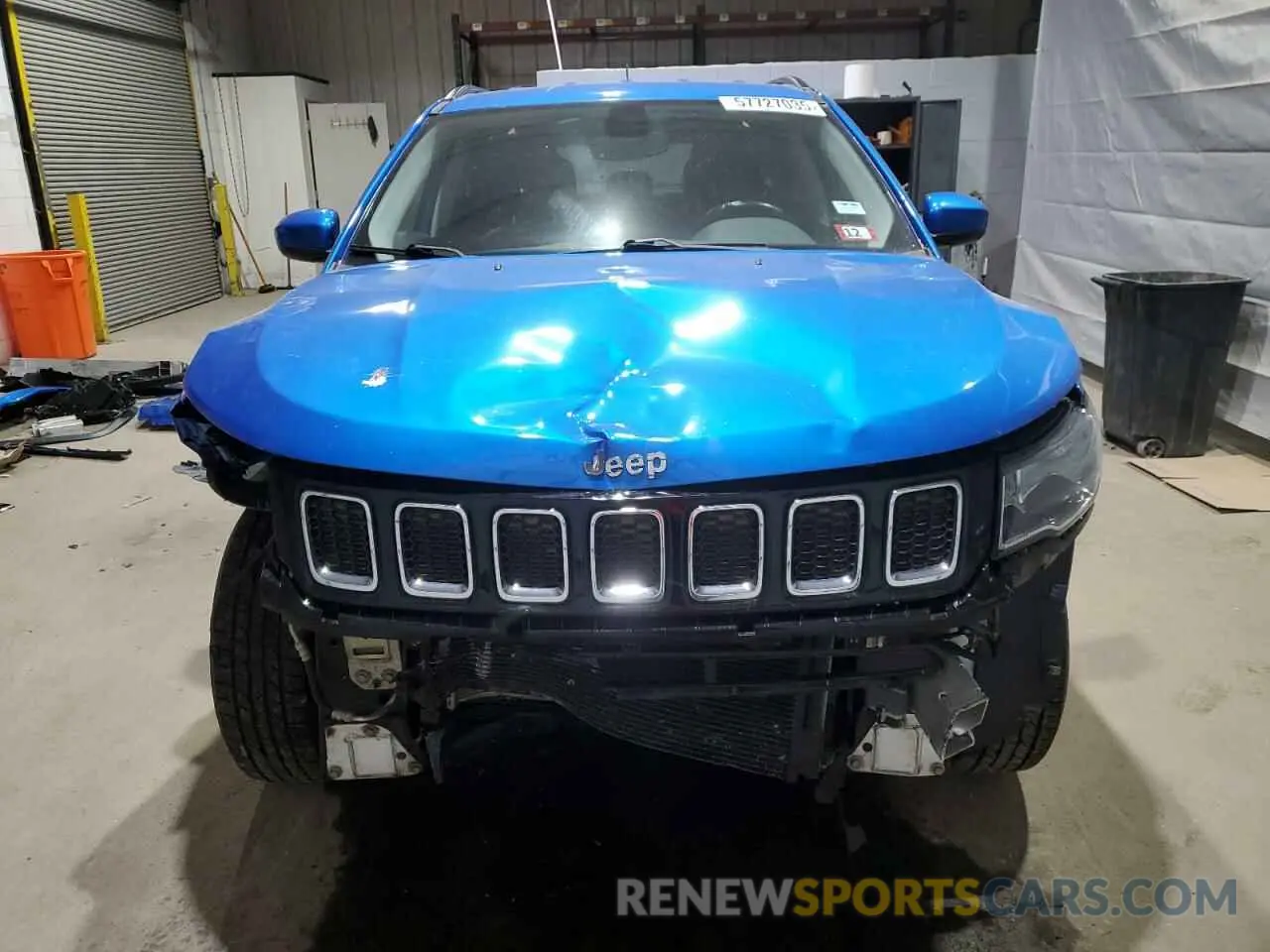 5 Photograph of a damaged car 3C4NJDBB0KT594099 JEEP COMPASS 2019