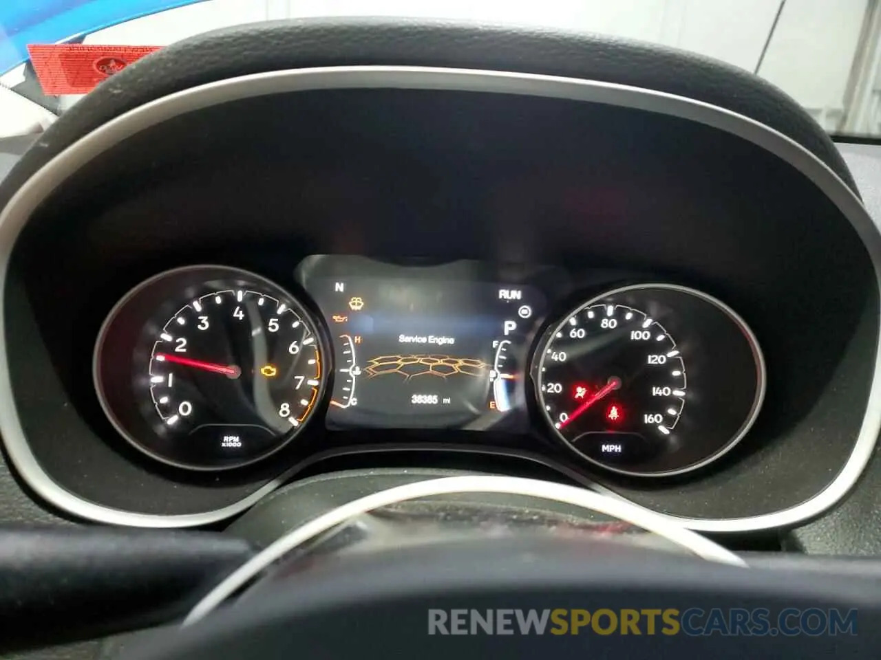 9 Photograph of a damaged car 3C4NJDBB0KT594099 JEEP COMPASS 2019