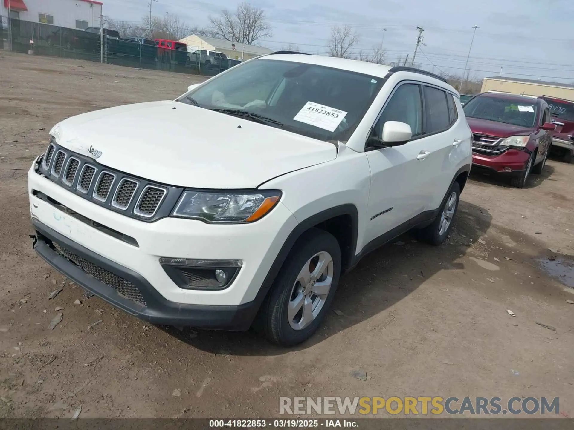 2 Photograph of a damaged car 3C4NJDBB0KT597603 JEEP COMPASS 2019