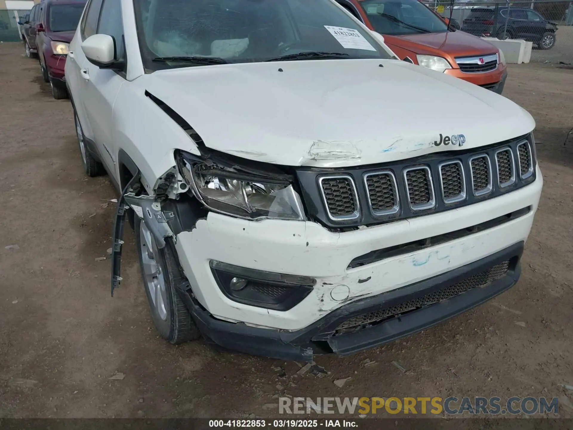 6 Photograph of a damaged car 3C4NJDBB0KT597603 JEEP COMPASS 2019