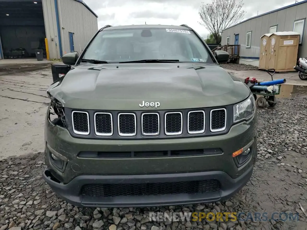 5 Photograph of a damaged car 3C4NJDBB0KT704536 JEEP COMPASS 2019