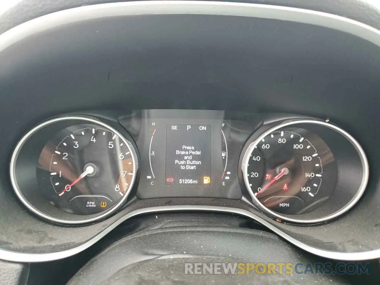 9 Photograph of a damaged car 3C4NJDBB0KT704536 JEEP COMPASS 2019