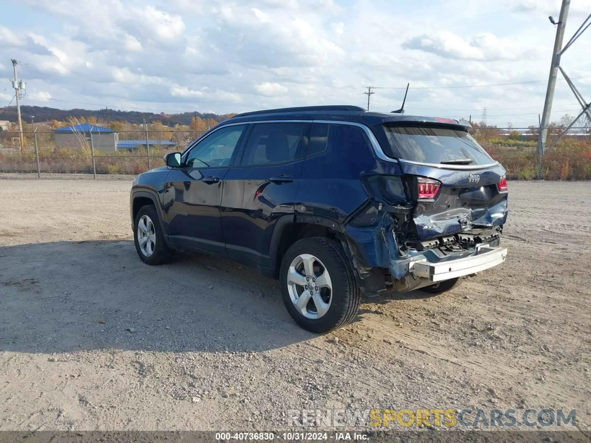 3 Photograph of a damaged car 3C4NJDBB0KT818133 JEEP COMPASS 2019