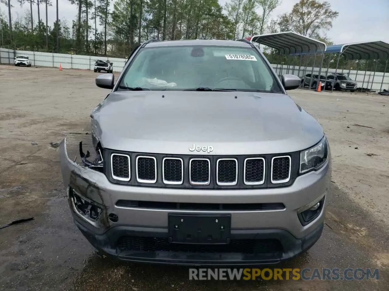5 Photograph of a damaged car 3C4NJDBB0KT836177 JEEP COMPASS 2019