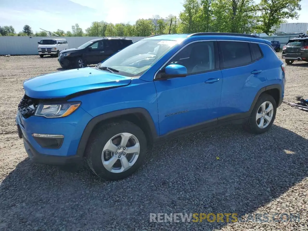 1 Photograph of a damaged car 3C4NJDBB1KT653452 JEEP COMPASS 2019