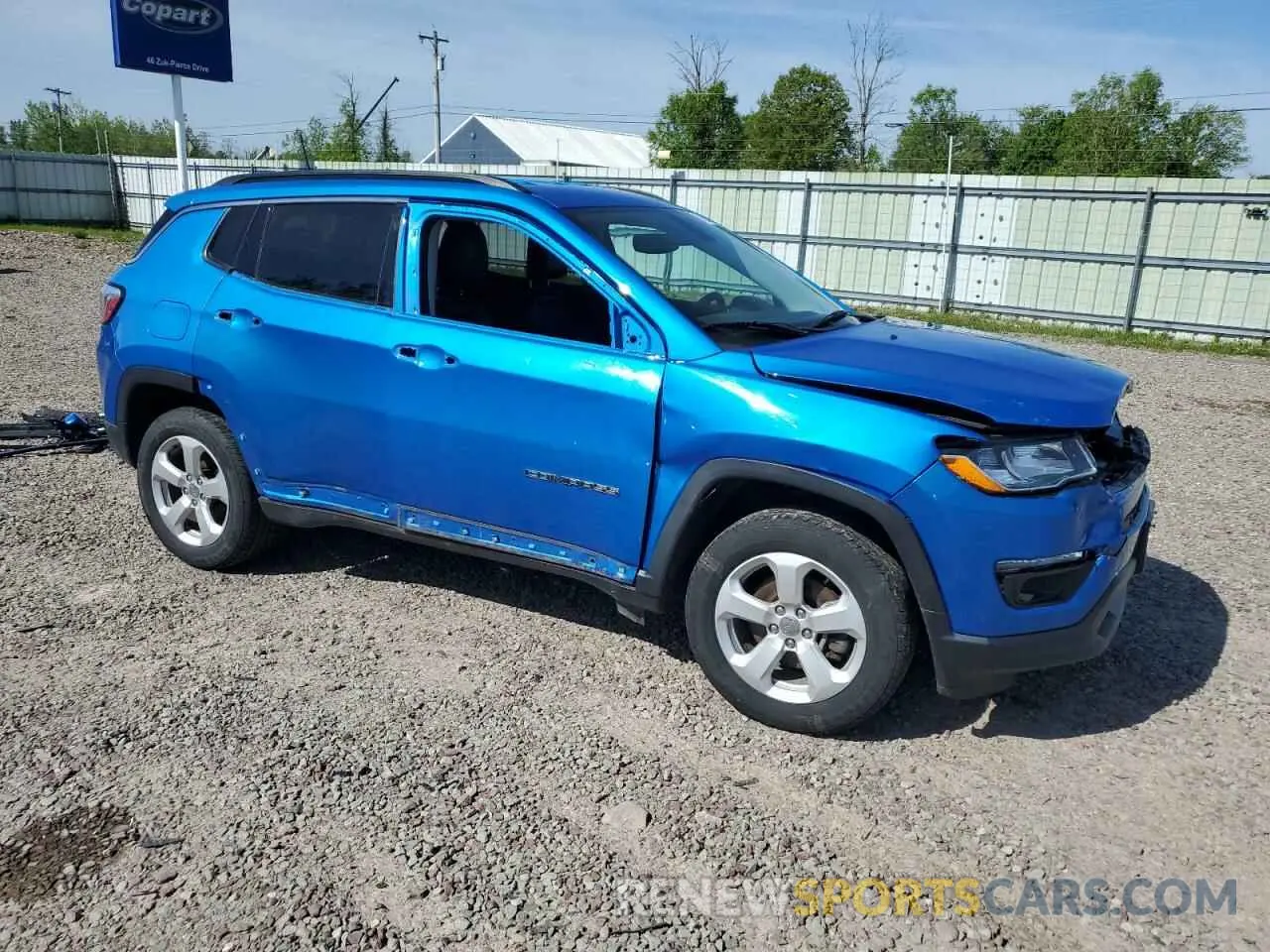 4 Photograph of a damaged car 3C4NJDBB1KT653452 JEEP COMPASS 2019