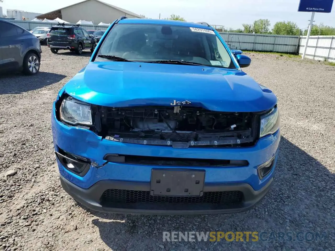 5 Photograph of a damaged car 3C4NJDBB1KT653452 JEEP COMPASS 2019