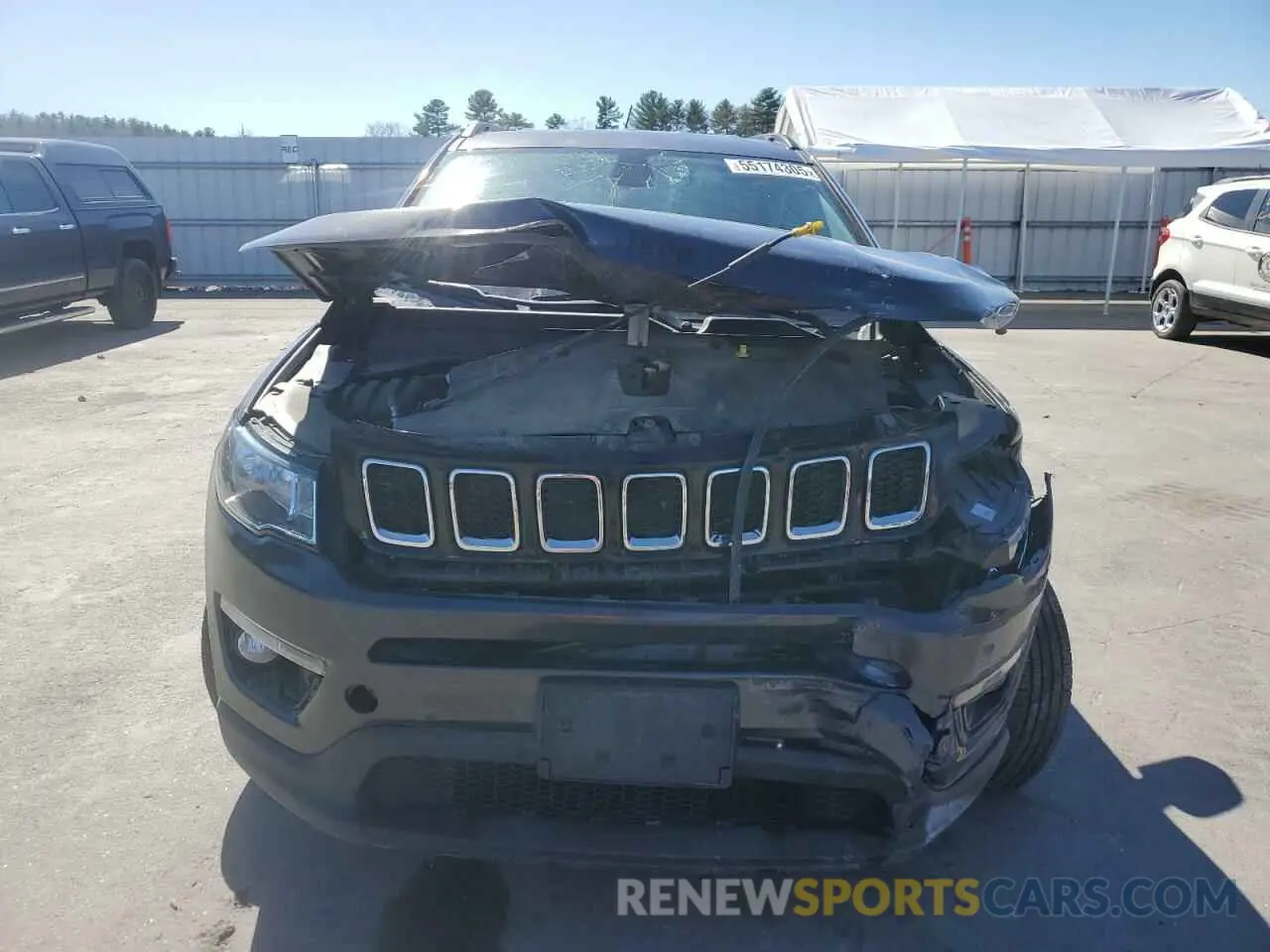 5 Photograph of a damaged car 3C4NJDBB1KT678948 JEEP COMPASS 2019