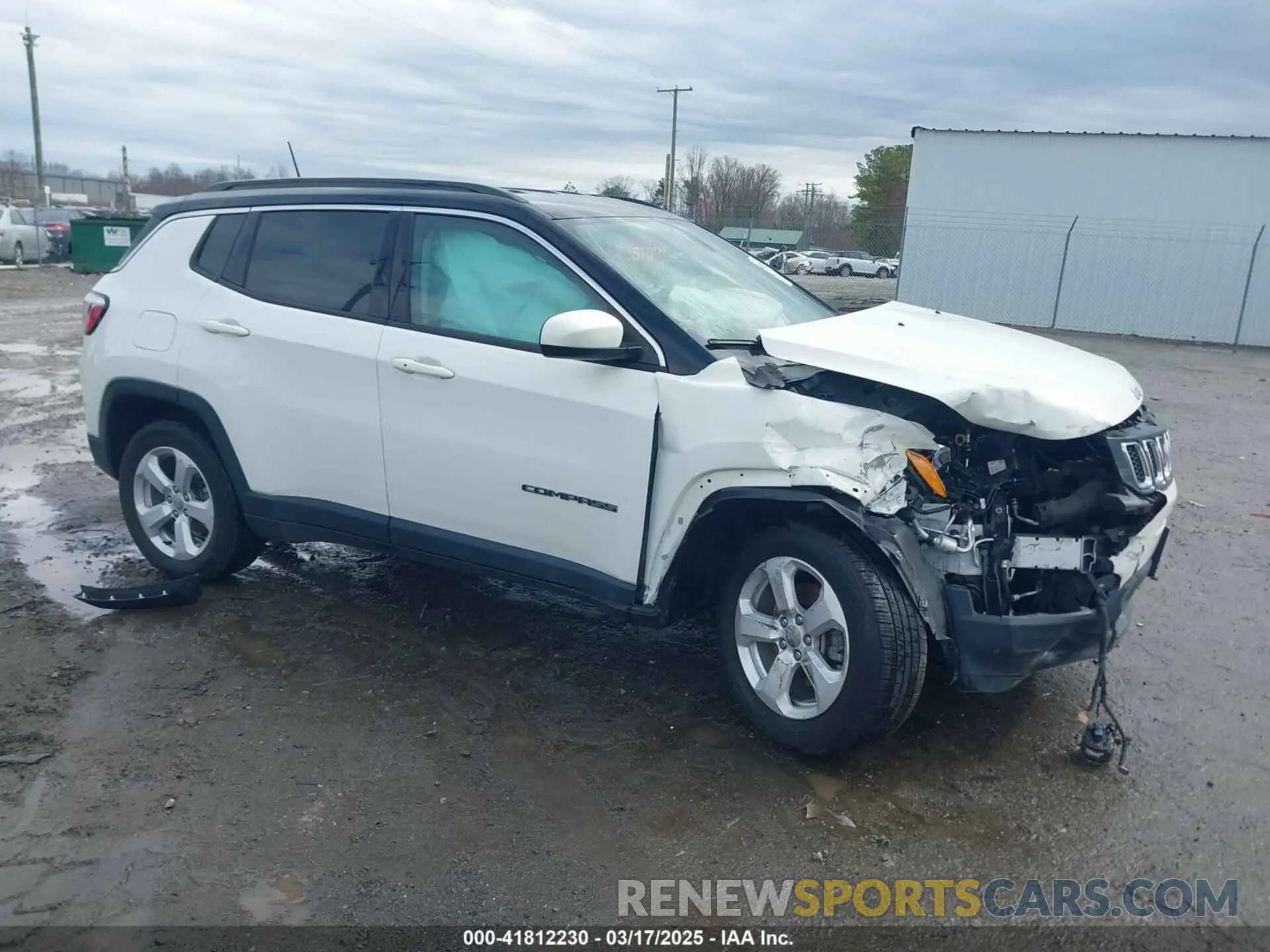 1 Photograph of a damaged car 3C4NJDBB1KT761196 JEEP COMPASS 2019