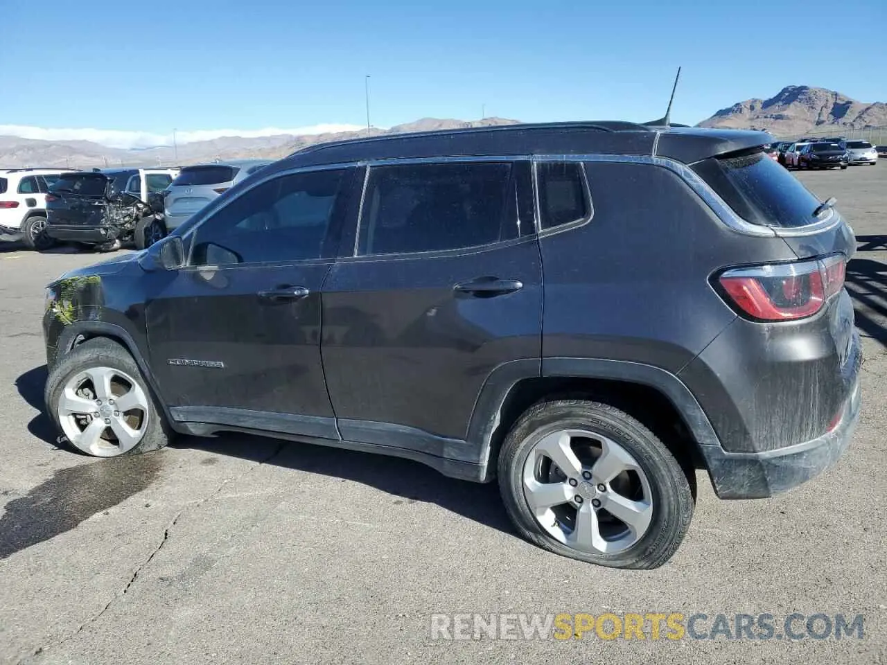 2 Photograph of a damaged car 3C4NJDBB1KT817864 JEEP COMPASS 2019