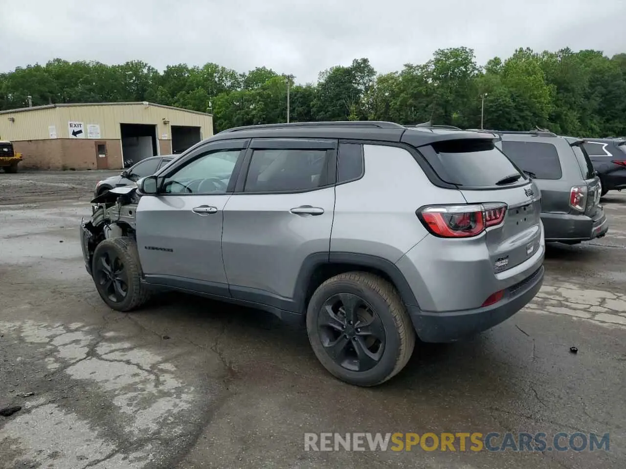 2 Photograph of a damaged car 3C4NJDBB1KT838987 JEEP COMPASS 2019