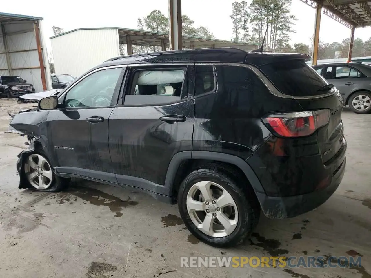 2 Photograph of a damaged car 3C4NJDBB2KT646123 JEEP COMPASS 2019