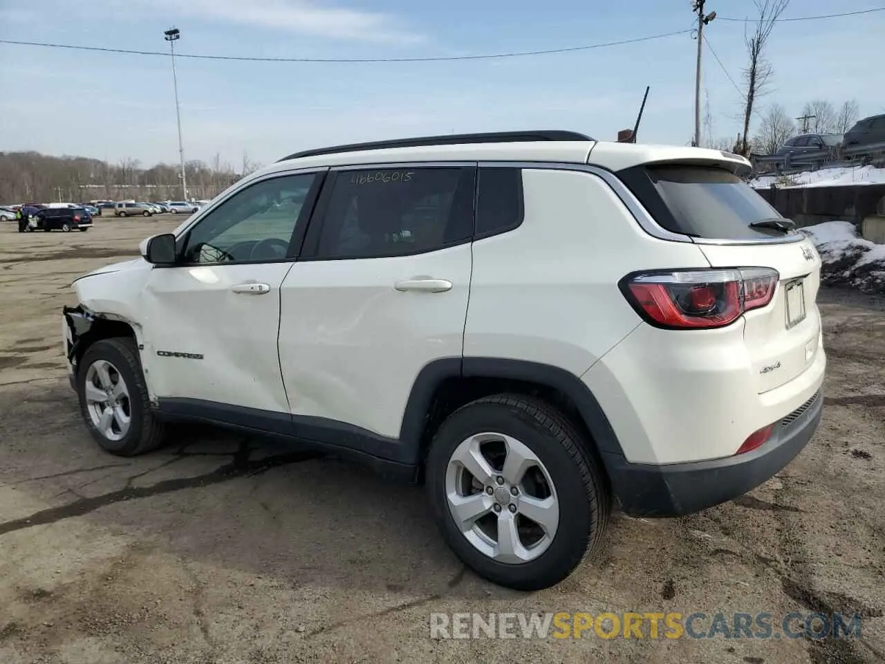 2 Photograph of a damaged car 3C4NJDBB2KT678506 JEEP COMPASS 2019