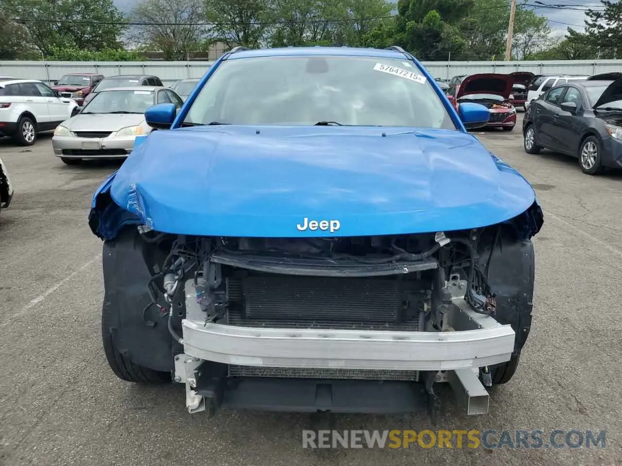 5 Photograph of a damaged car 3C4NJDBB2KT697024 JEEP COMPASS 2019