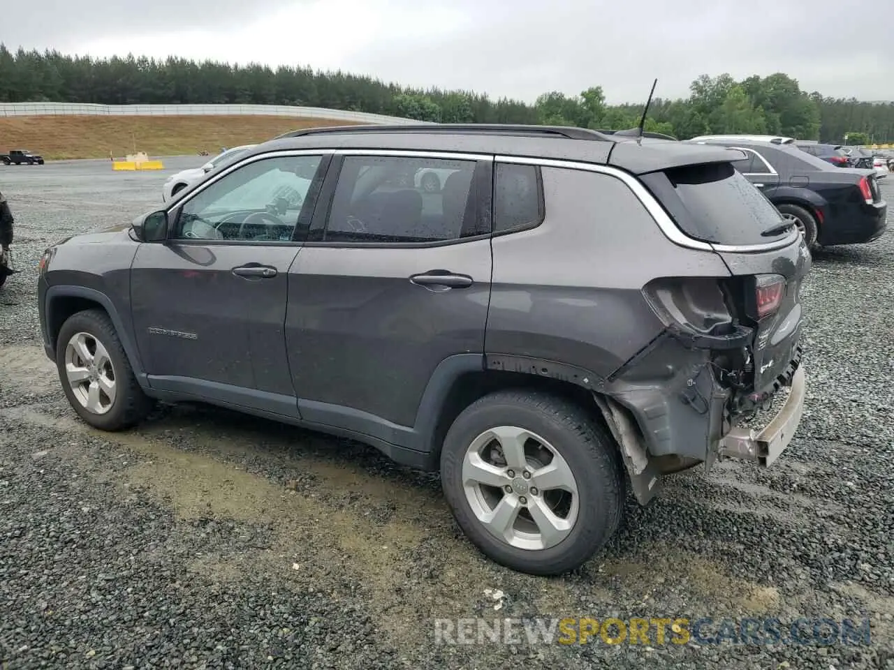 2 Photograph of a damaged car 3C4NJDBB3KT593710 JEEP COMPASS 2019