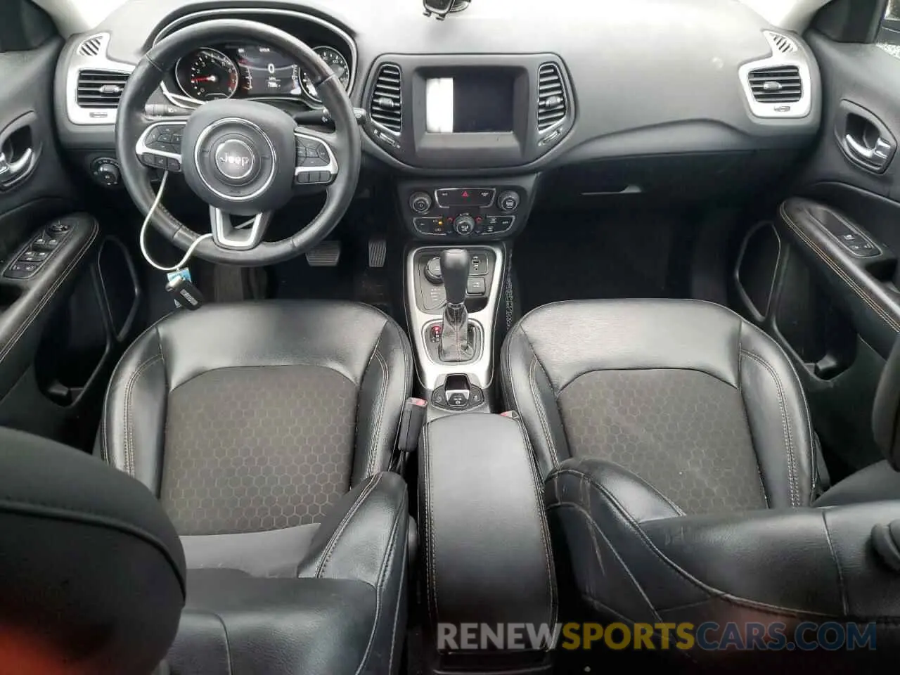 8 Photograph of a damaged car 3C4NJDBB3KT593710 JEEP COMPASS 2019