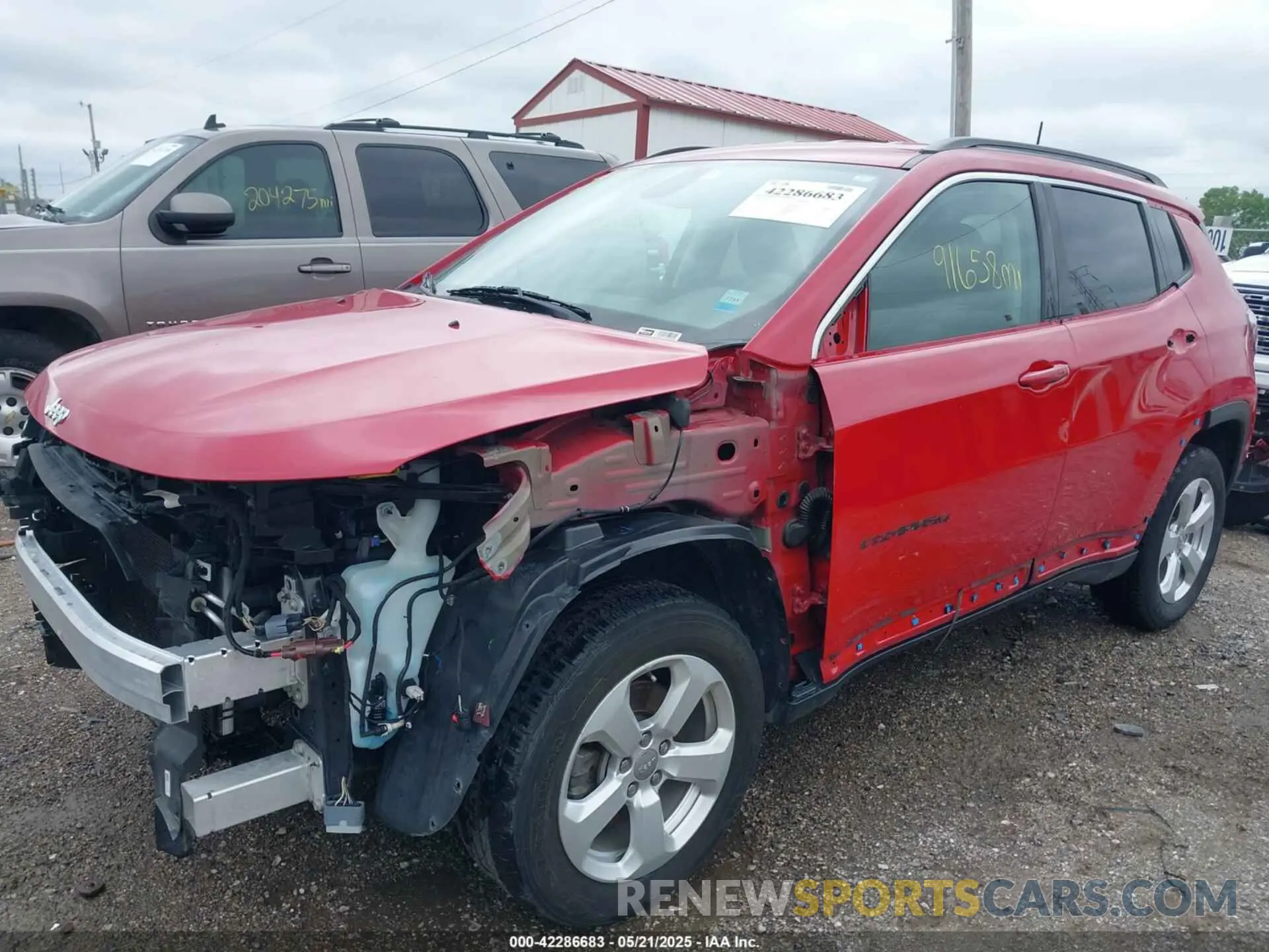 6 Photograph of a damaged car 3C4NJDBB3KT595330 JEEP COMPASS 2019