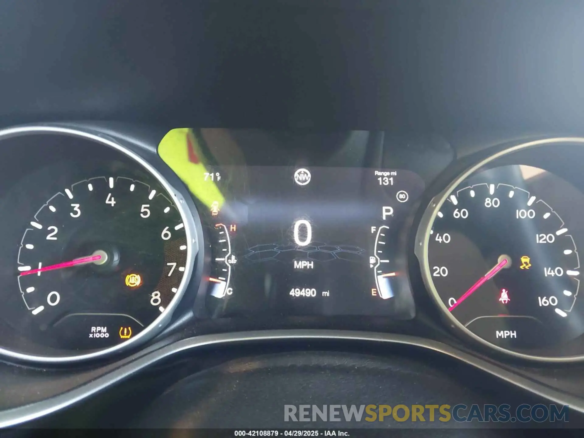 7 Photograph of a damaged car 3C4NJDBB3KT654263 JEEP COMPASS 2019