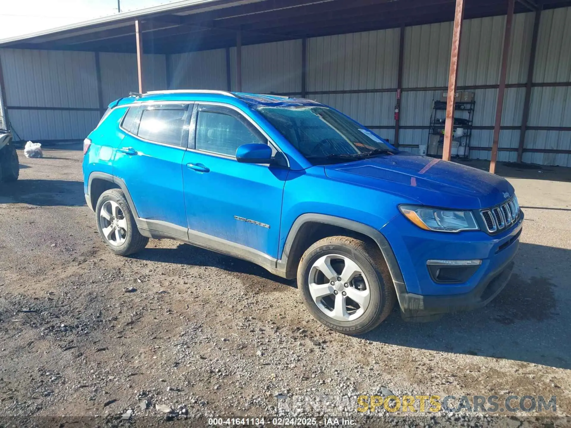 1 Photograph of a damaged car 3C4NJDBB3KT806932 JEEP COMPASS 2019