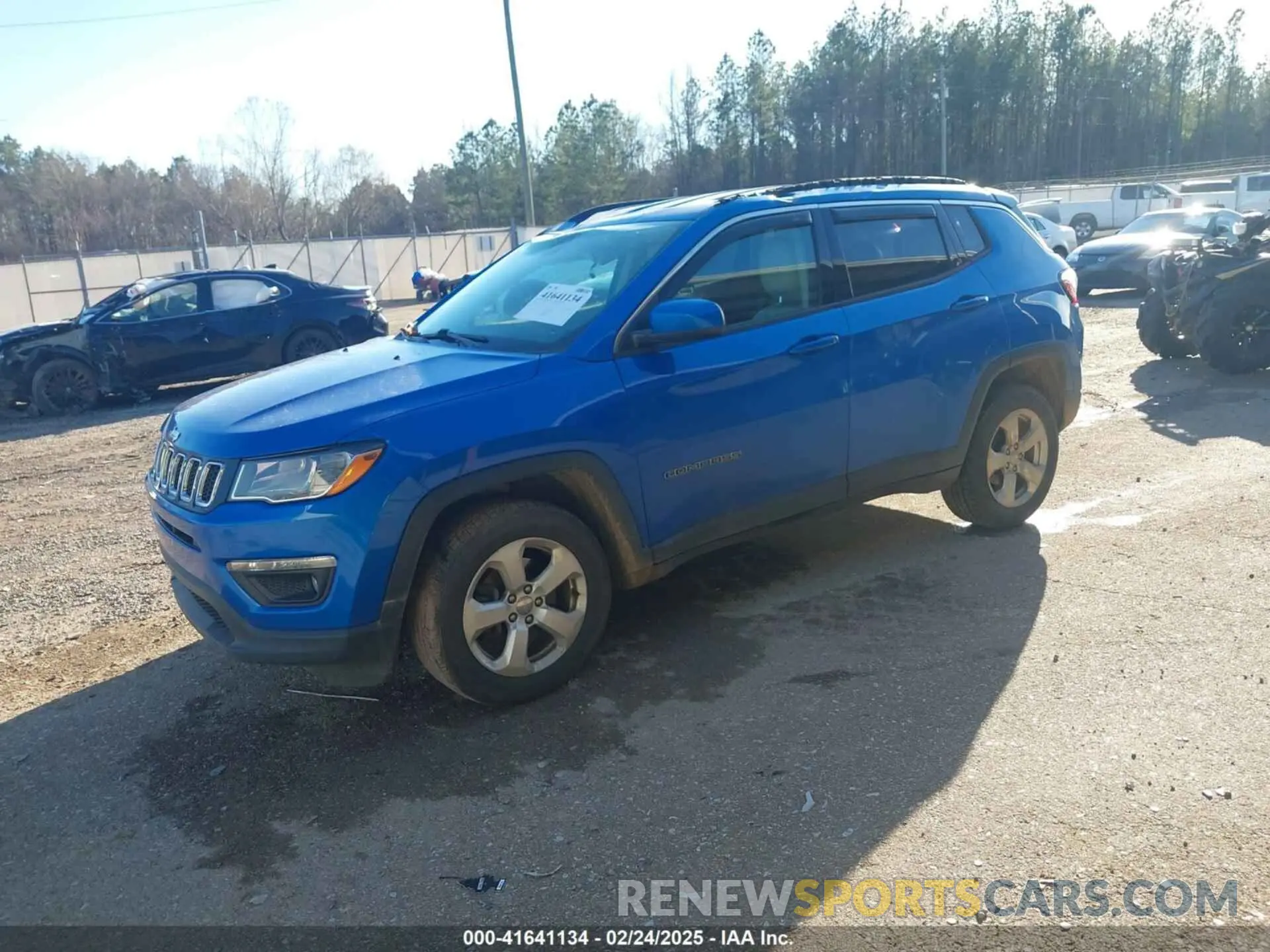 2 Photograph of a damaged car 3C4NJDBB3KT806932 JEEP COMPASS 2019