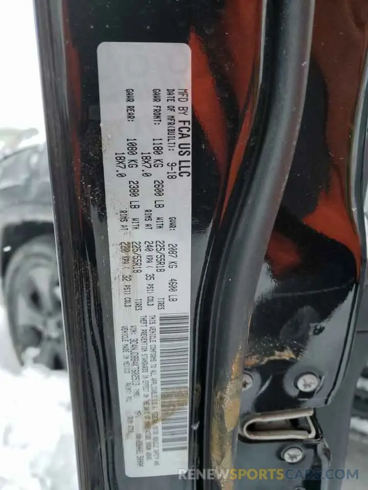 12 Photograph of a damaged car 3C4NJDBB4KT602513 JEEP COMPASS 2019