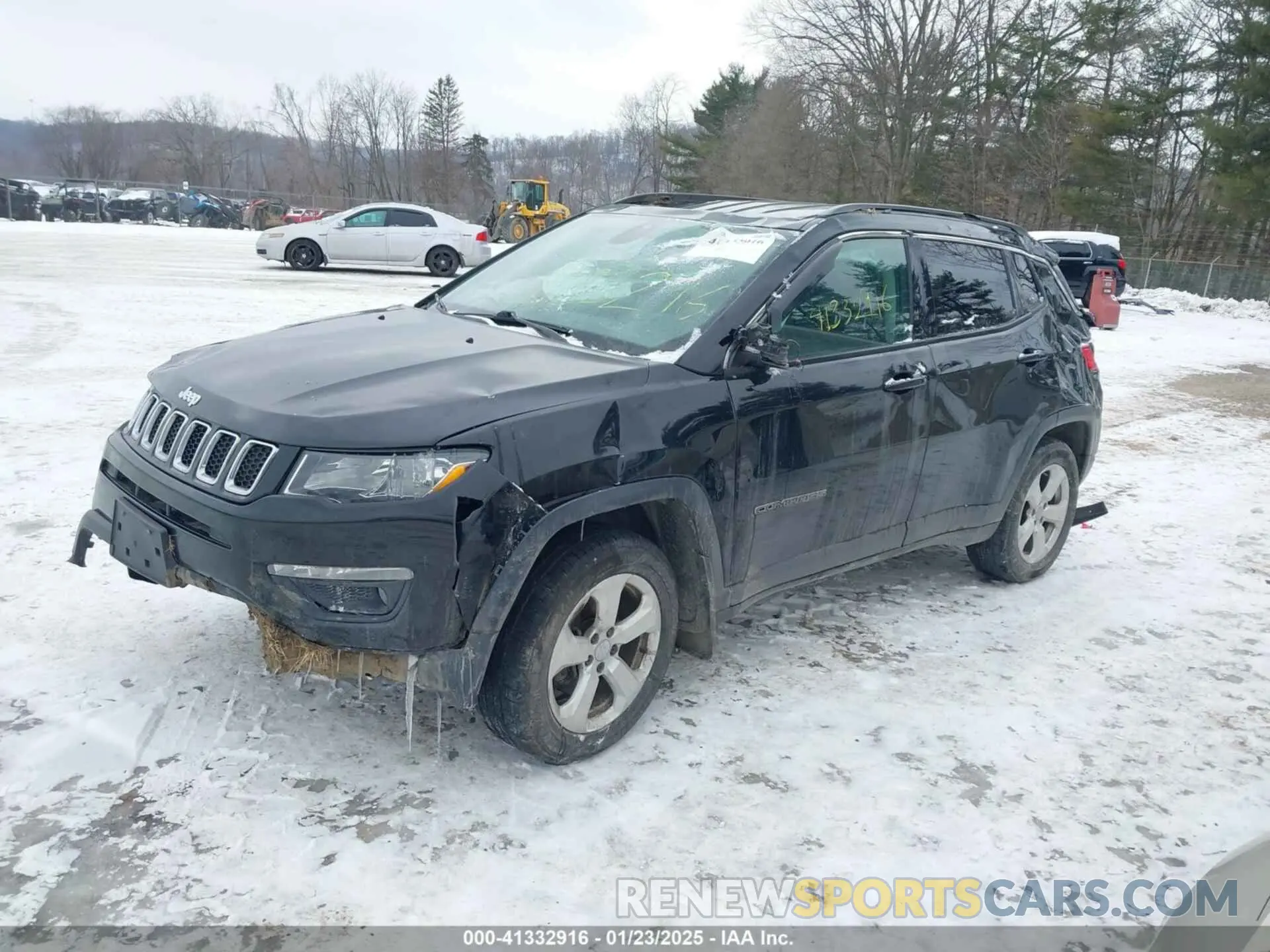 2 Photograph of a damaged car 3C4NJDBB4KT670309 JEEP COMPASS 2019