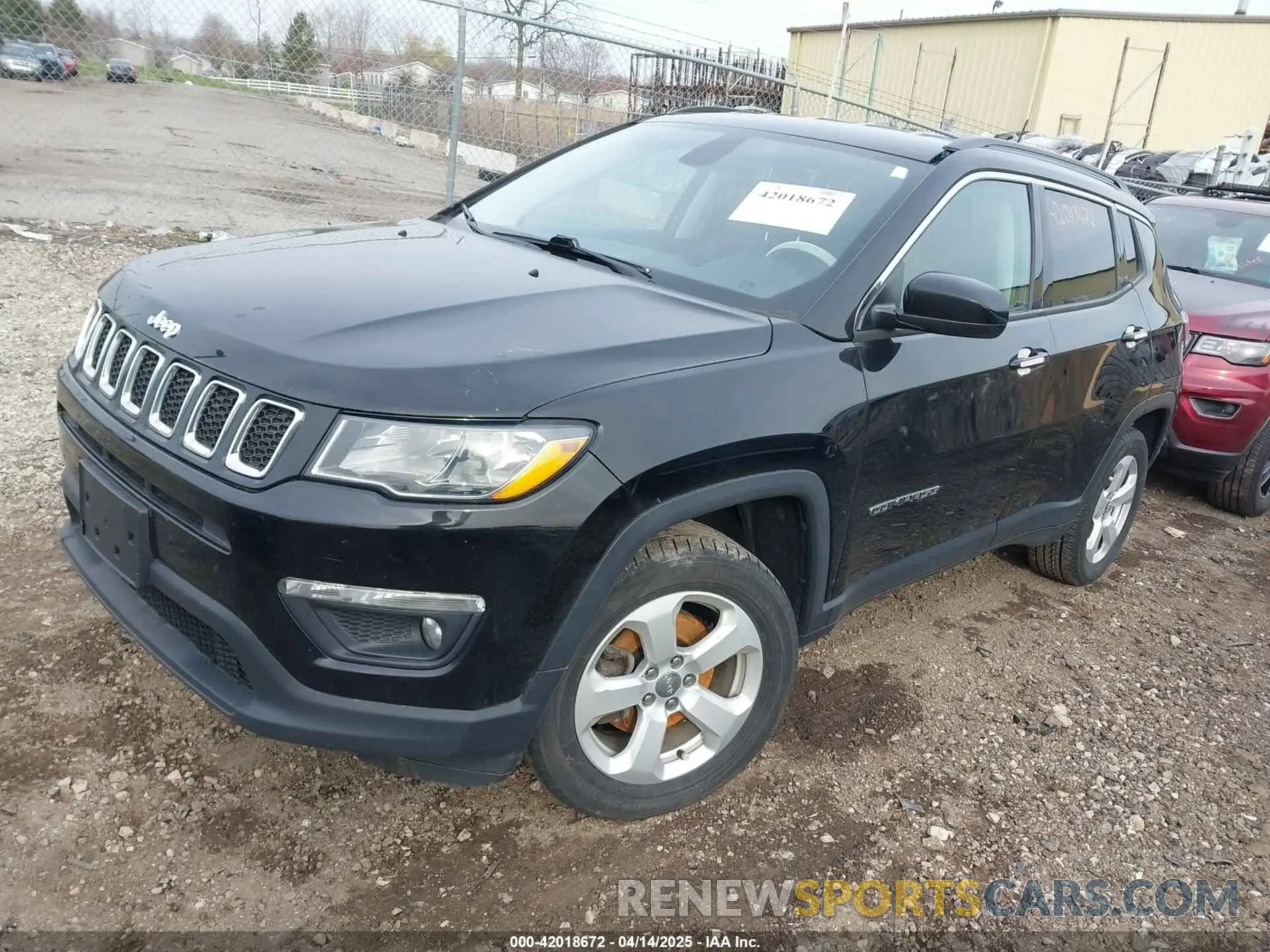 2 Photograph of a damaged car 3C4NJDBB4KT733568 JEEP COMPASS 2019