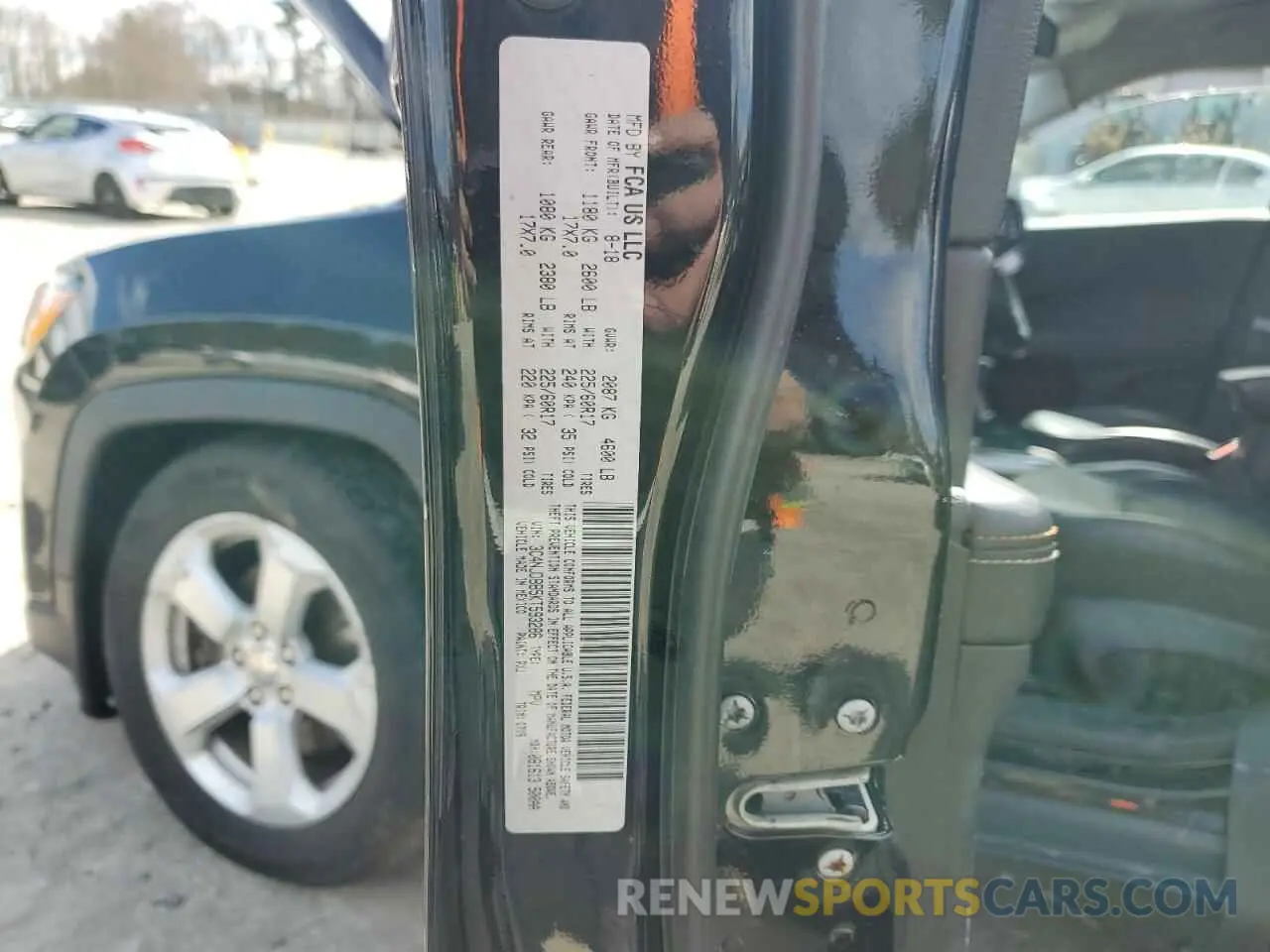 16 Photograph of a damaged car 3C4NJDBB5KT593286 JEEP COMPASS 2019