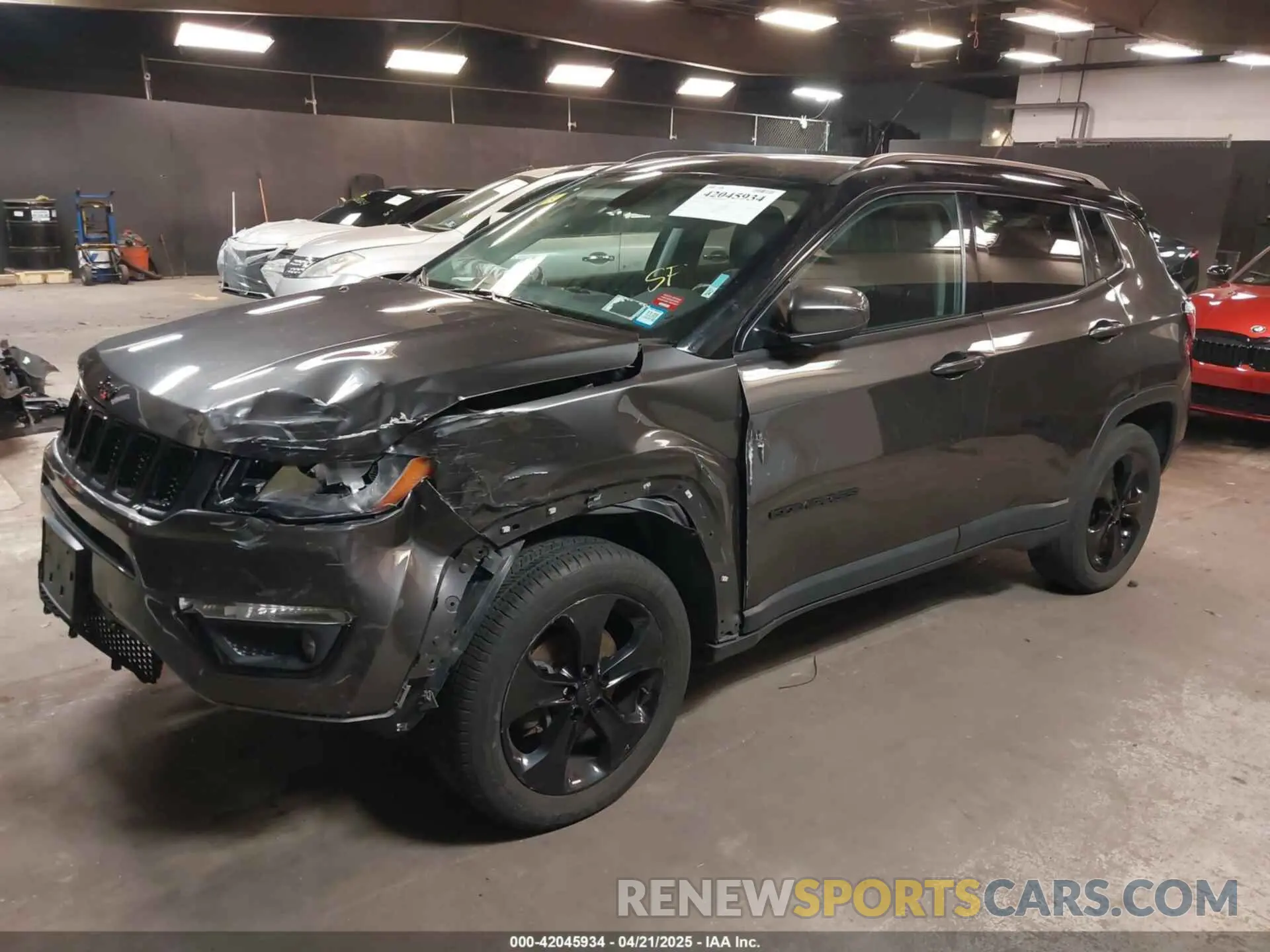 2 Photograph of a damaged car 3C4NJDBB5KT787672 JEEP COMPASS 2019