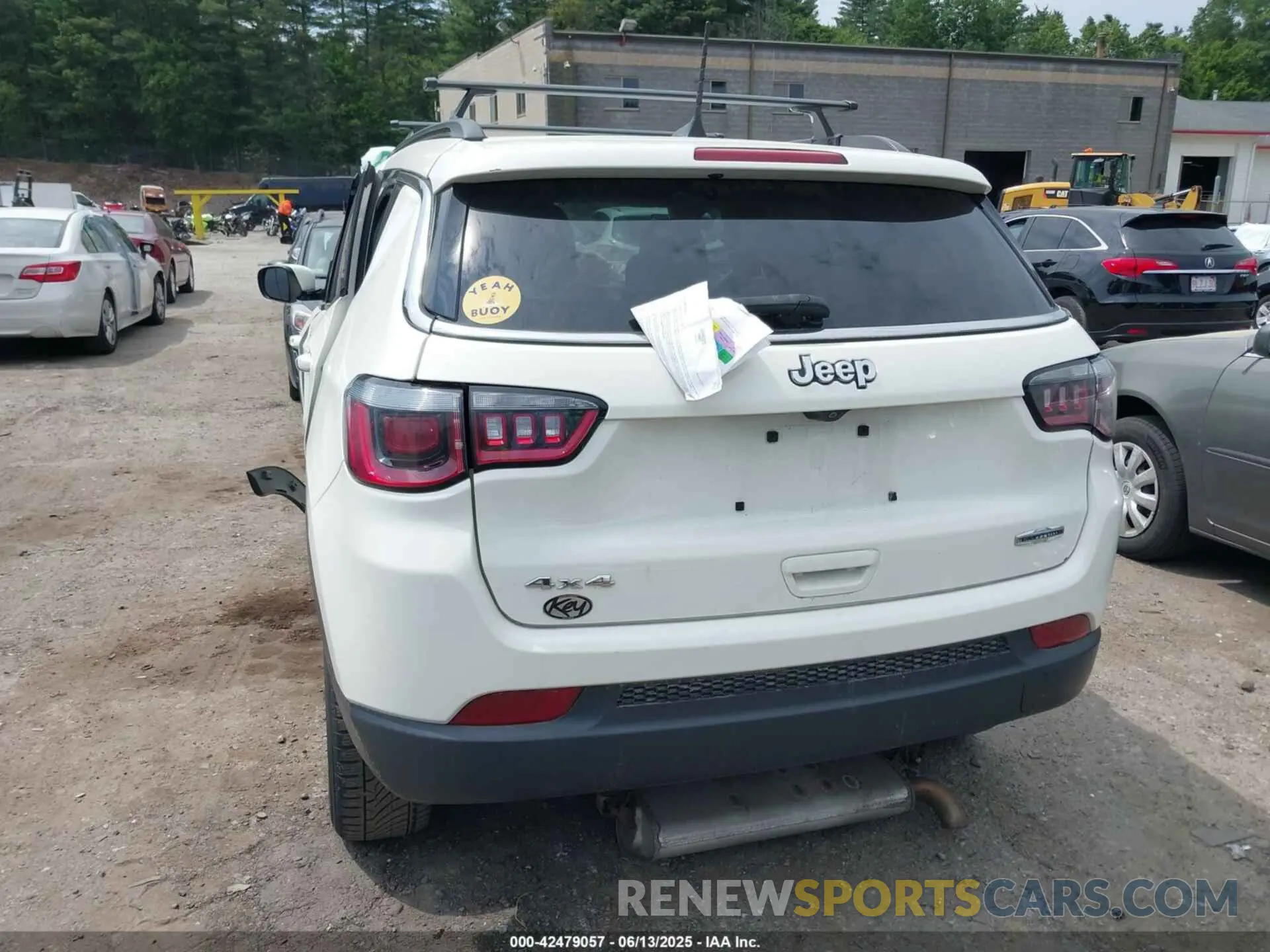 16 Photograph of a damaged car 3C4NJDBB6KT601993 JEEP COMPASS 2019