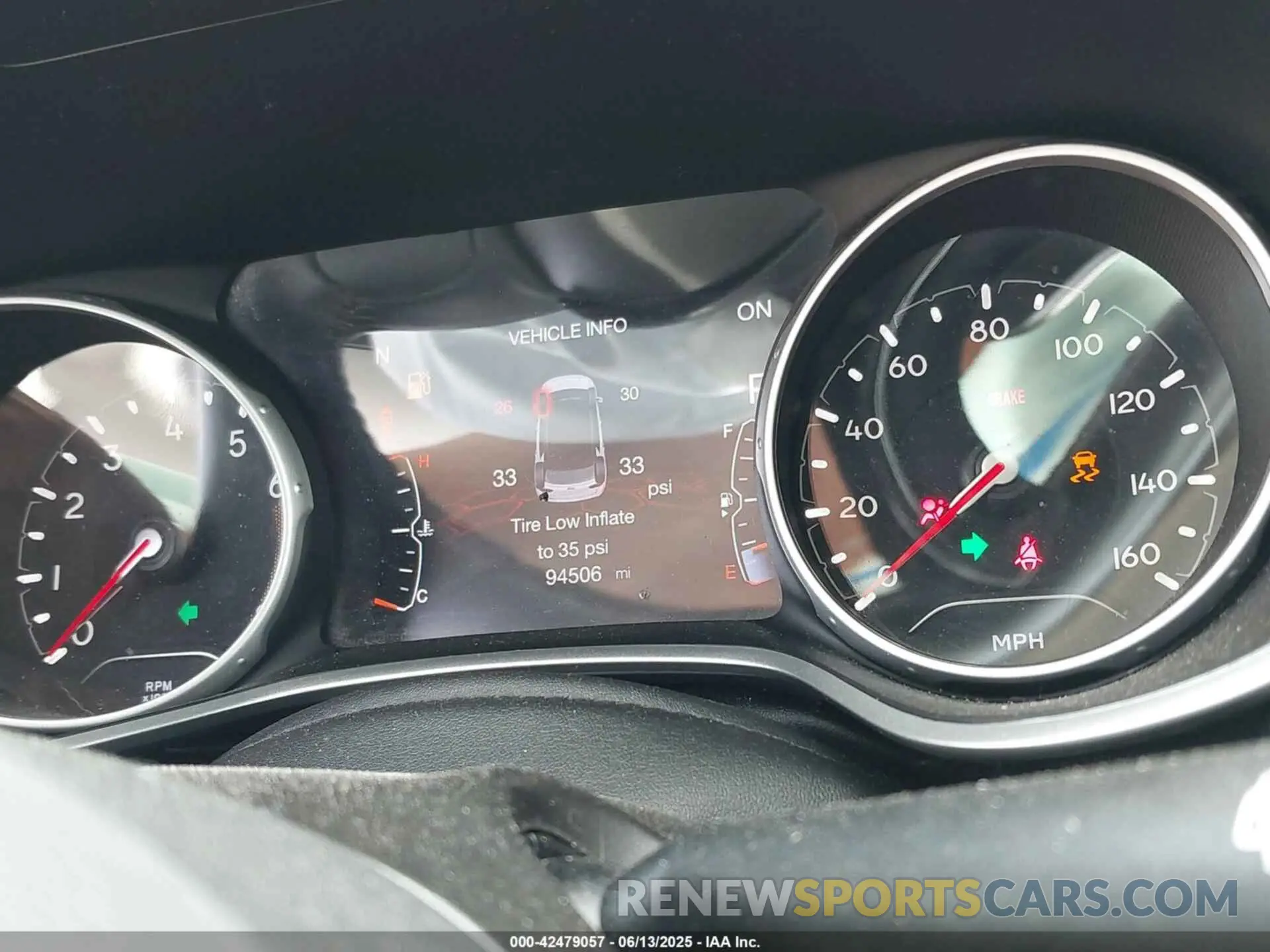 7 Photograph of a damaged car 3C4NJDBB6KT601993 JEEP COMPASS 2019