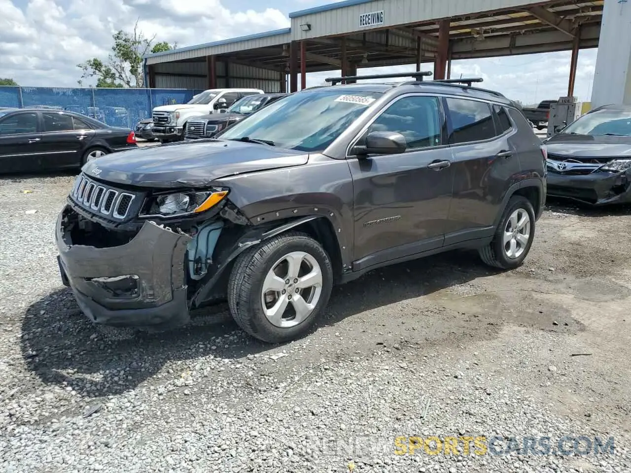 1 Photograph of a damaged car 3C4NJDBB6KT650403 JEEP COMPASS 2019