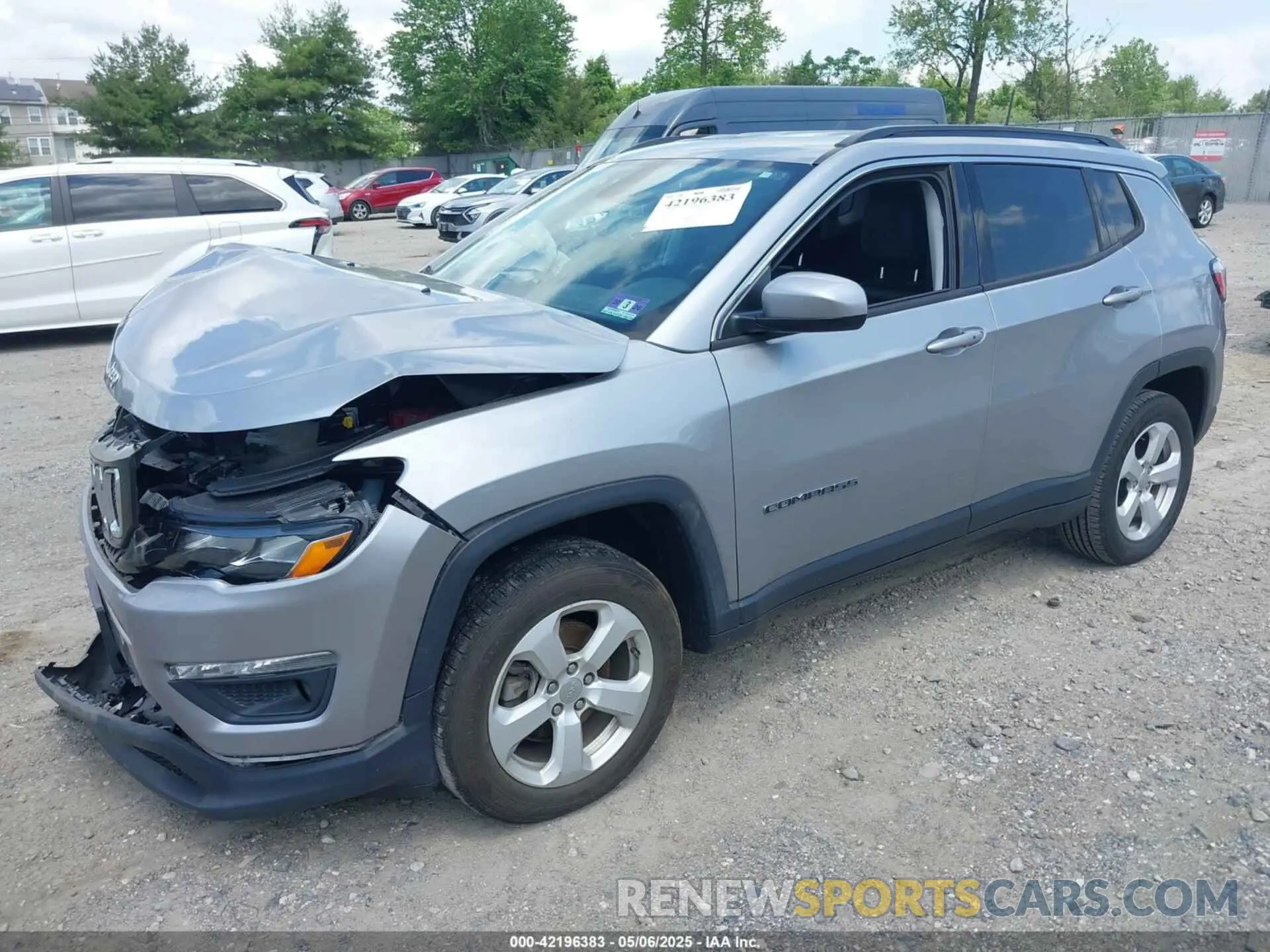 2 Photograph of a damaged car 3C4NJDBB6KT657190 JEEP COMPASS 2019