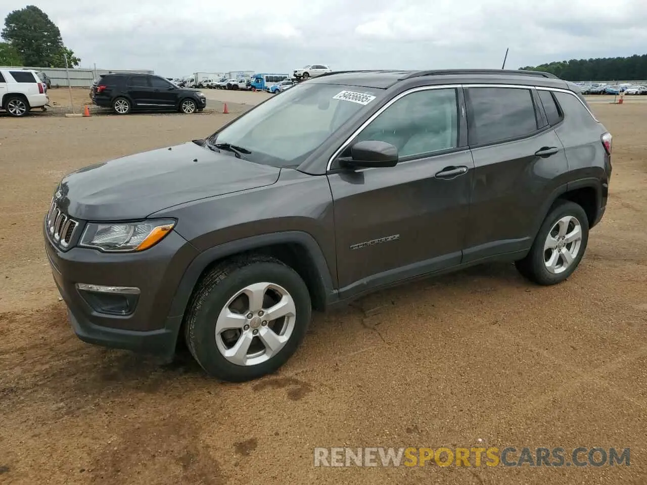 1 Photograph of a damaged car 3C4NJDBB6KT678279 JEEP COMPASS 2019