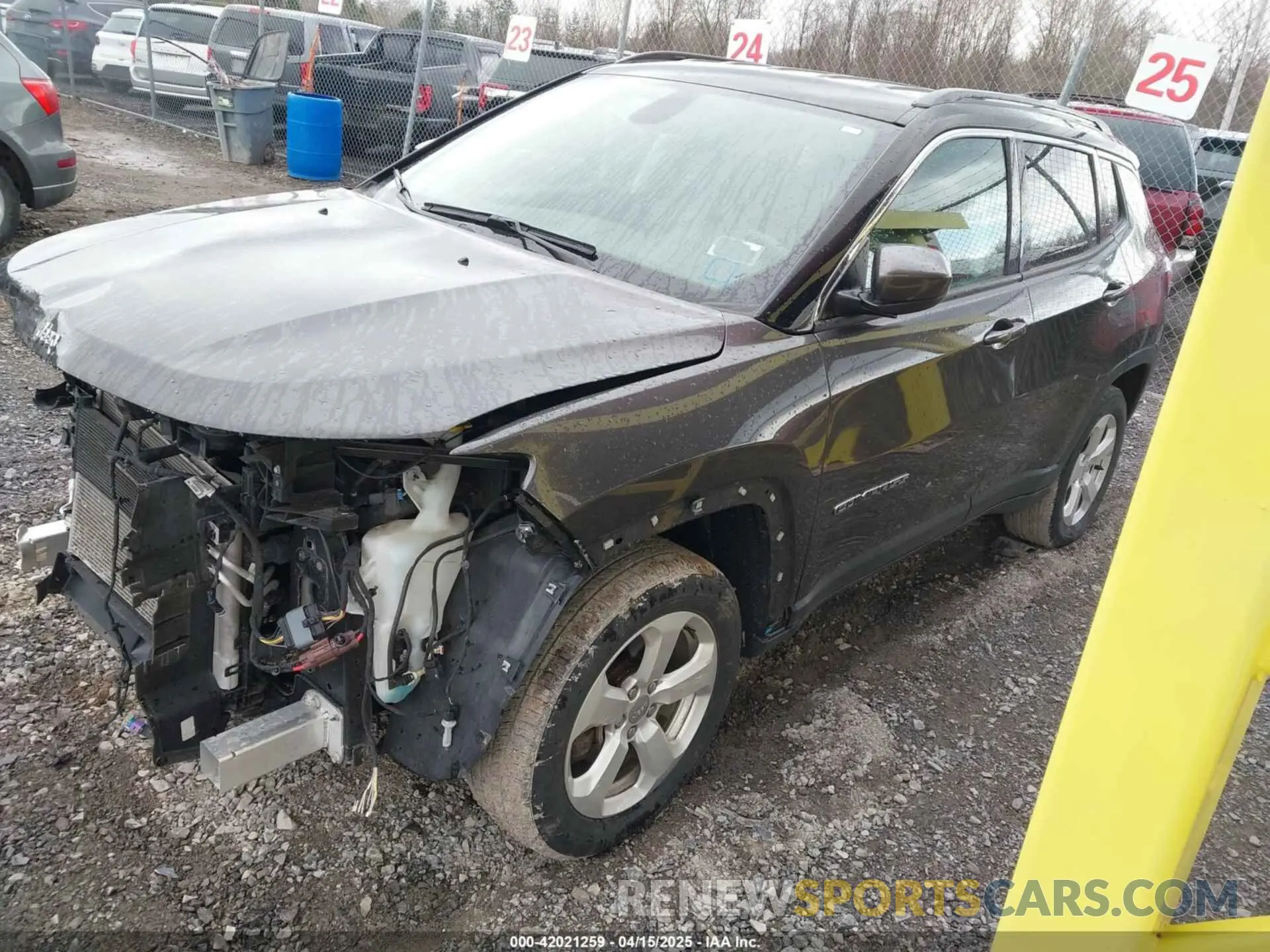 2 Photograph of a damaged car 3C4NJDBB6KT682719 JEEP COMPASS 2019