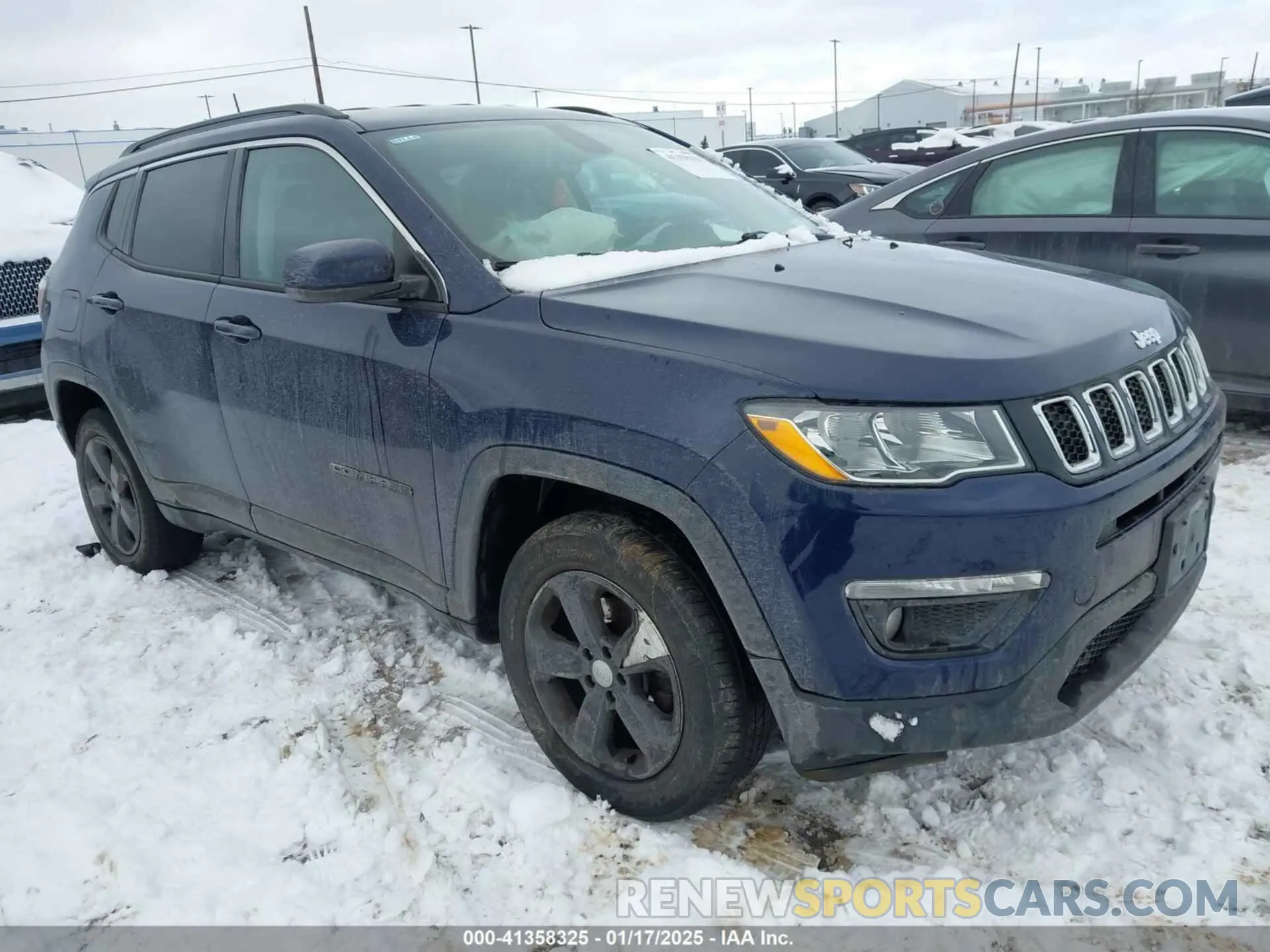 1 Photograph of a damaged car 3C4NJDBB6KT683627 JEEP COMPASS 2019
