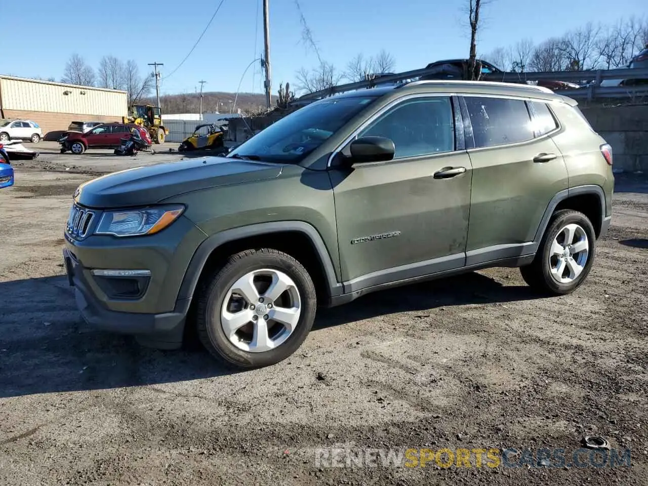 1 Photograph of a damaged car 3C4NJDBB6KT684163 JEEP COMPASS 2019
